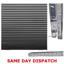 Blinds For Windows Dark Grey No Drilling Needed 100x190cm Ikea Schottis Pleated
