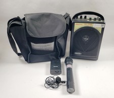 Hisonic Hs-120b Wireless Portable Speaker System With Wireless Microphone