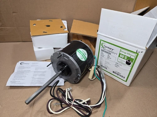 OEM CENTURY 4MB23 (FSE1026SV1) Condenser Fan Motor, 1/4 HP, 208-230V, 1075 RPM