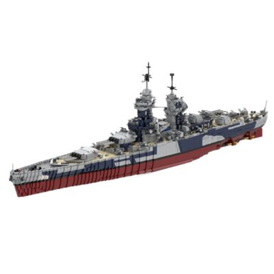 ZITIANYOUBUILD French Battleship Richelieu Ship 1:200 Scale 10803 teile