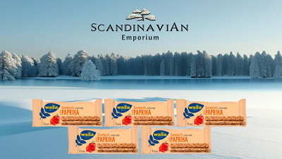 Wasa Sandwich Paprika 37g (5-pack)  Savory Crispbread with  Cheese & Paprika