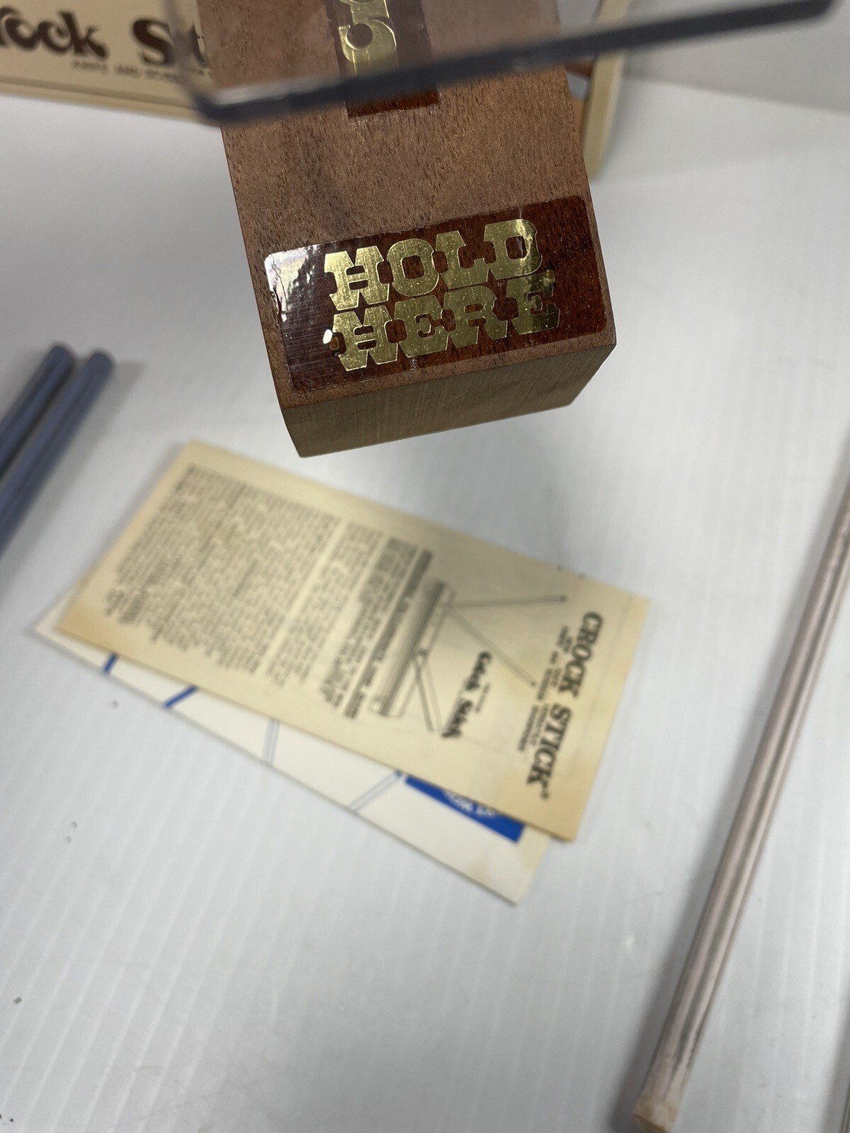 Vintage Cutlery World Crock Stick Knife & Scissor Sharpener 2 Stage 4