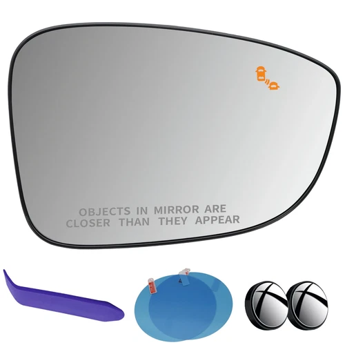 Passenger Side Mirror Glass for Honda Accord 2018-2025, Heated with Blind Spot