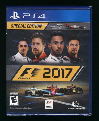 F1 2017 Special Edition (Sony PlayStation 4, 2017) Brand New Factory Sealed!