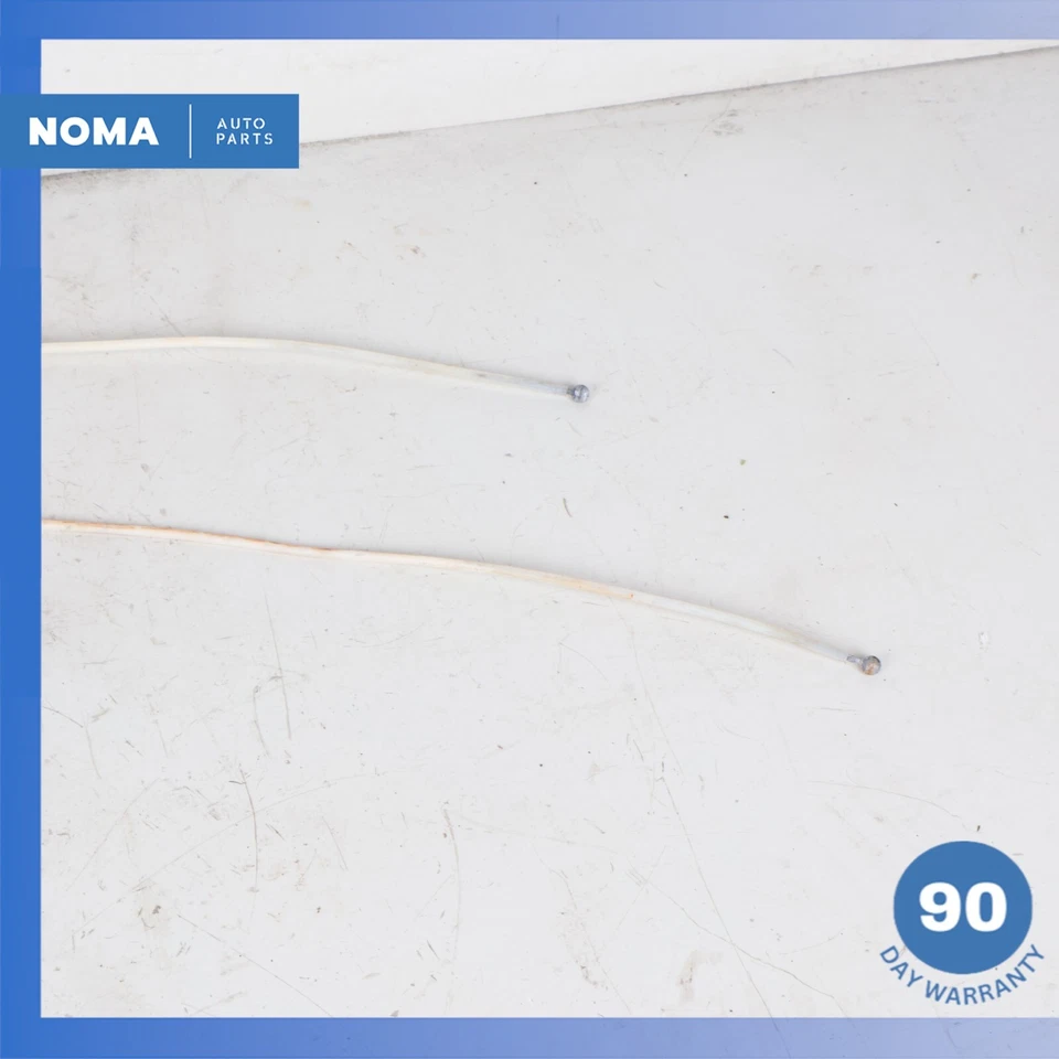 BMW E90 330i 2006 juego de cables de freno de estacionamiento laterales izquierdo y derecho con tubo guía OEM Foto 2 de 4