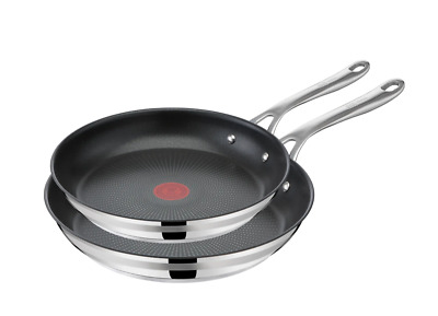 Jamie Oliver by Tefal Cook Smart 2-tlg. Pfannenset 28cm 24cm Edelstahl Induktion