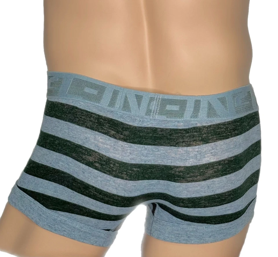 C-IN2 HAND ME DOWN BAÚL MILITAR Hombres BoxerBrief Talla M Ropa Interior Gris Rayas Foto 3 de 3
