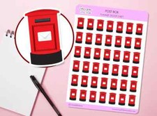 Post Box Planner Stickers Mail Box Journal Diary Sticker Sheet Diary Stickers