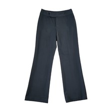 Nine West Trish Black Flared Mid-Rise Dress Pants Trousers Women's Size 2