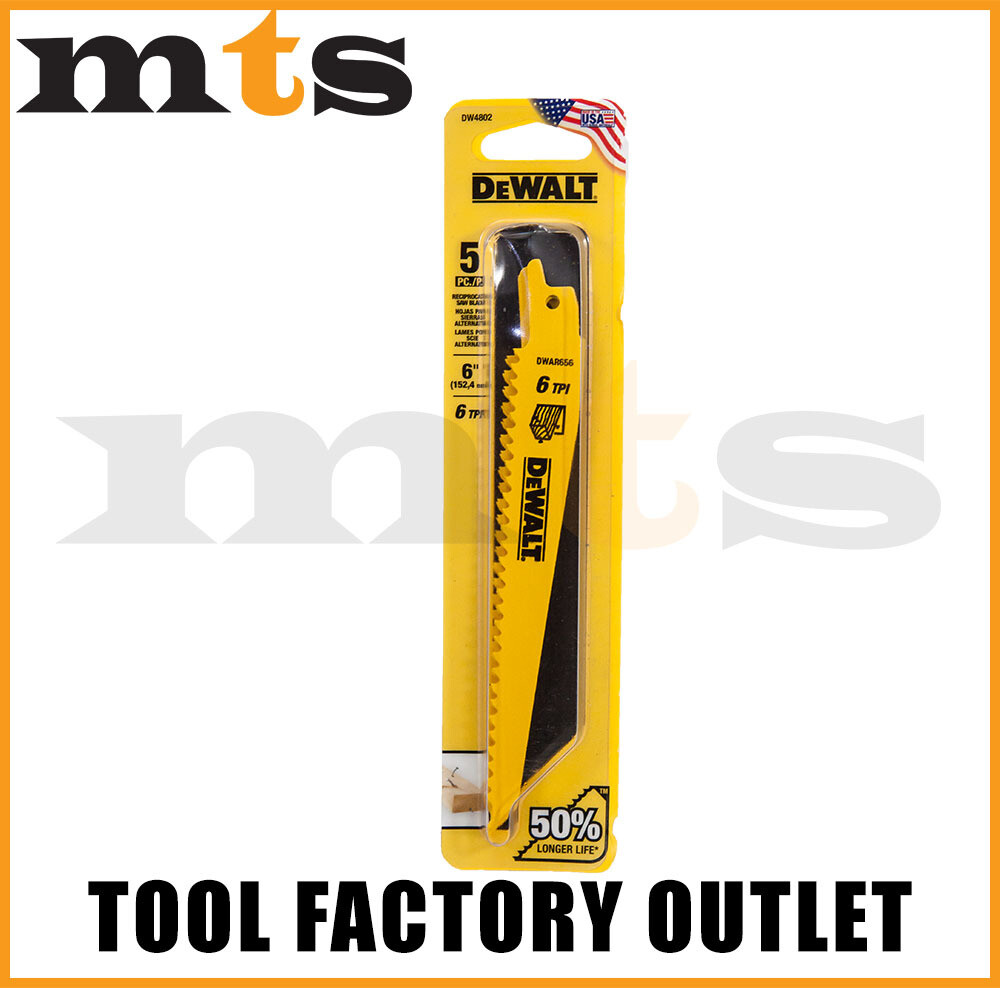 DEWALT DW4802 Reciprocating Jig Saw Blade