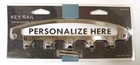 Home 085-03-1679 Satin Nickel Personalizable 4 Hook Key Tidy
