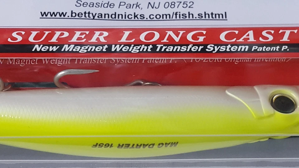 1 Señuelos Yo-Zuri NUEVO Mag Darter PEARL LIME R1216-PCL 2oz. 6 1/2" ENVÍO GRATUITO Foto 2 de 4