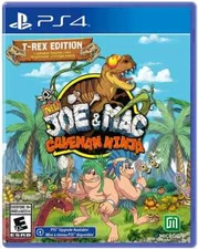 New Joe & Mac: Caveman Ninja [T-Rex Edition] PS4 Brand New Game (2022 Platform)