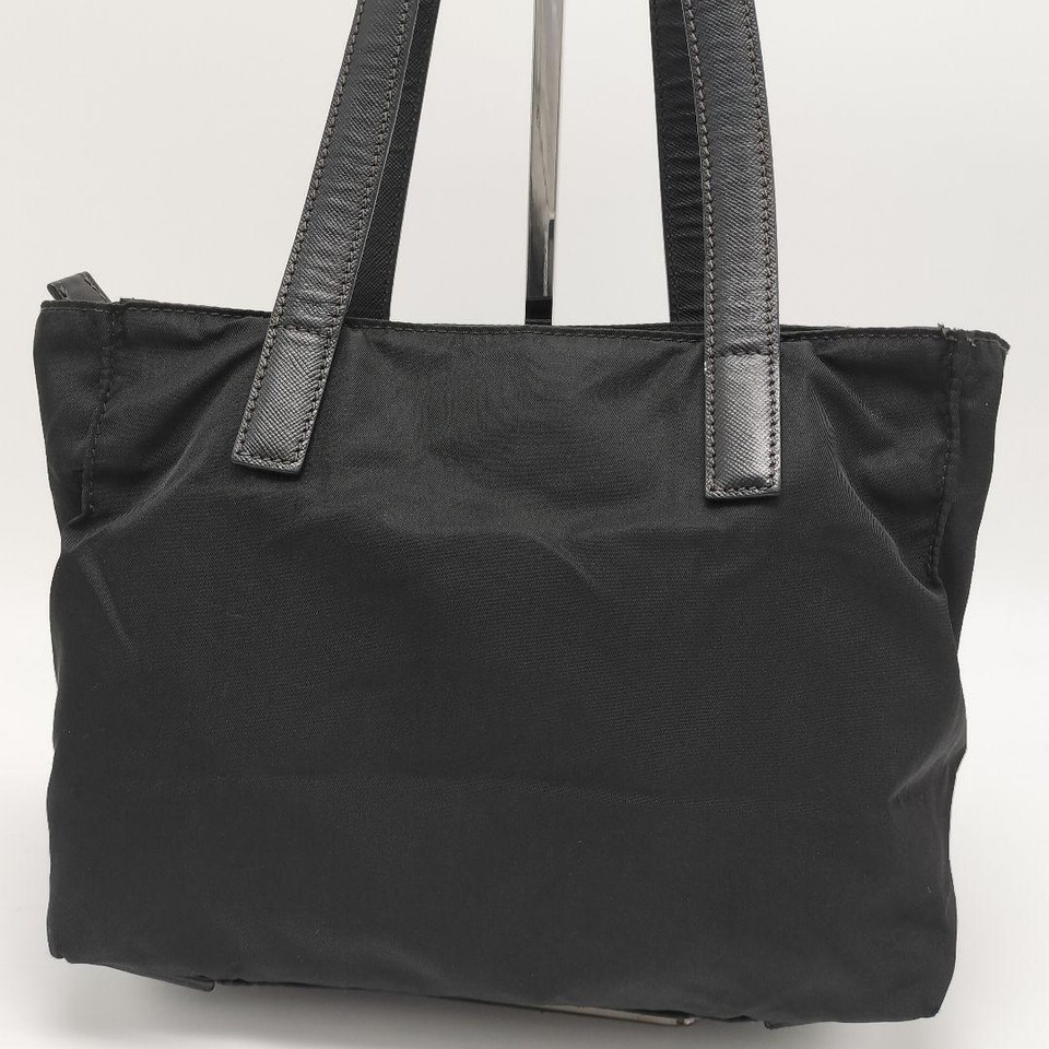 PRADA Nylon Shoulder Bag Auth Black Medium Women Italy eBay