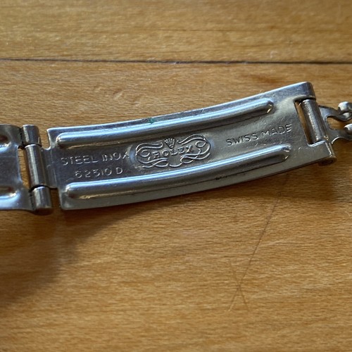 Vintage Stainless Steel Rolex Datejust Deployment Clasp 62510D Swiss Links - Picture 9 of 9