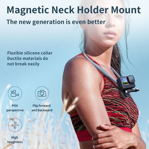 Support FOV flexible TELESIN Neck Mount pour GoPro, DJI, Insta360 et plus - Photo 2 sur 11