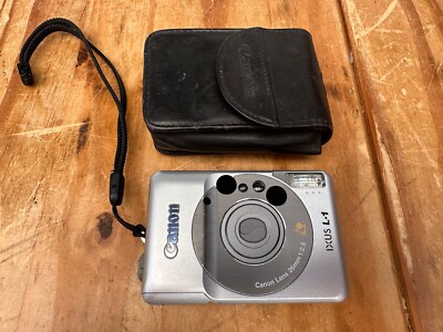 Canon IXUS L-1 APS analoge Kompaktkamera 26mm f2.8 ELPH Jr IXY 310 silber + Tasche
