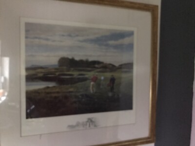 Druck Gleneagles 2. Loch von Peter Munro