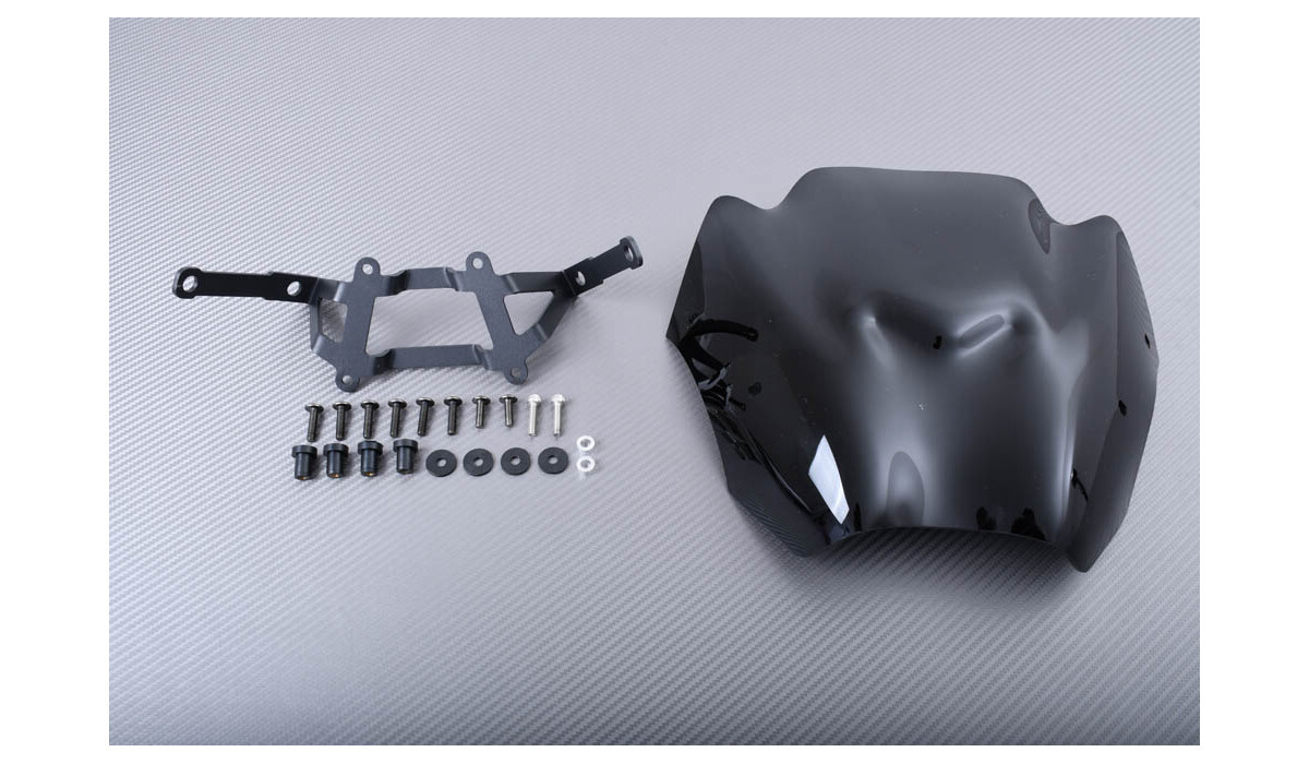 Bulle noire double courbure pour moto BMW F900R 2020-2022