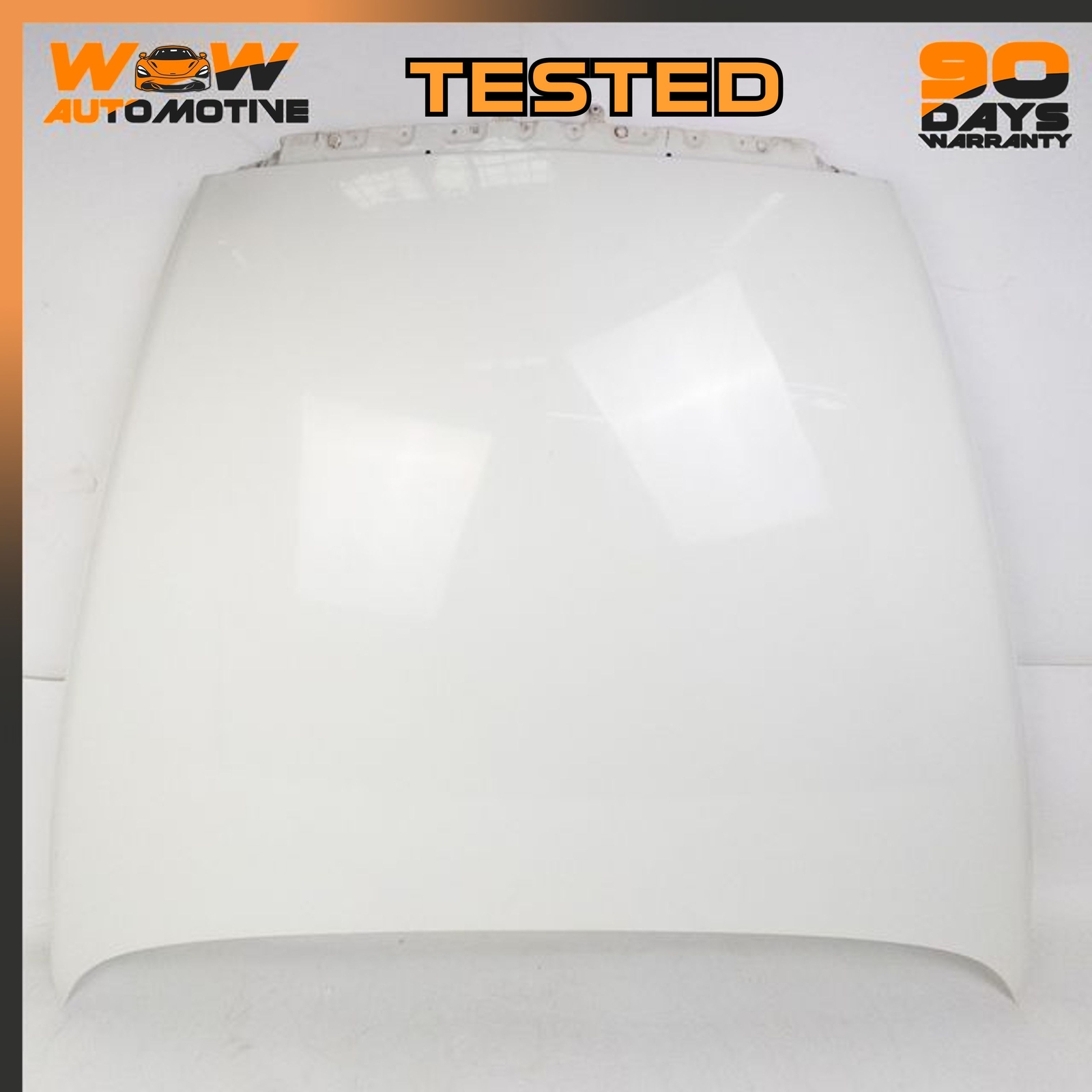 04-13 BENTLEY CONTINENTAL FLYING SPUR GT GTC FRONT HOOD BONNET PANEL WHITE OEM  