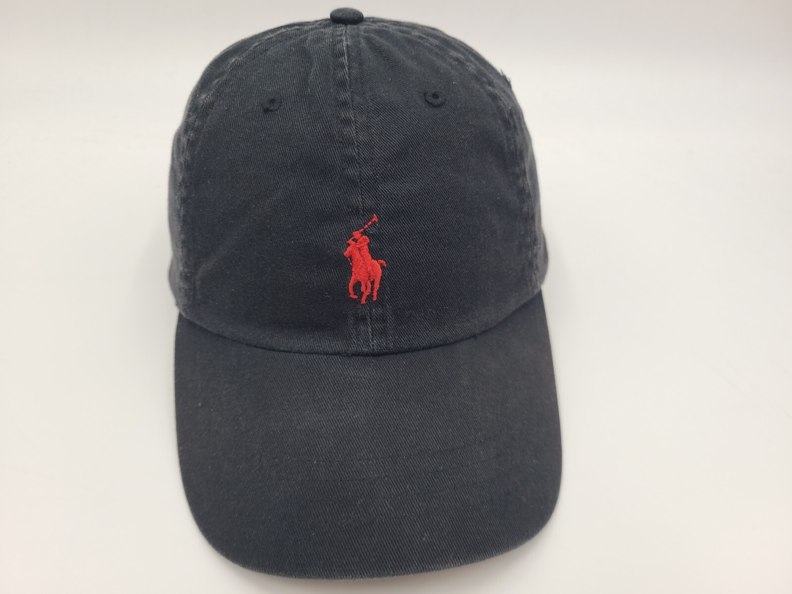 Polo Ralph Lauren Strapback Adjustable Hat Cap Small Pony Men Women Black Red