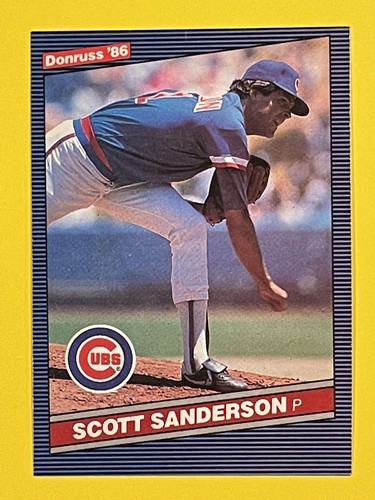Scott Sanderson 1986 Donruss Base #442 Chicago Cubs | eBay