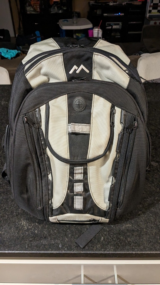 expandable trek backpack Brenthaven Expandable Trek Backpack 2071 Black/Gray