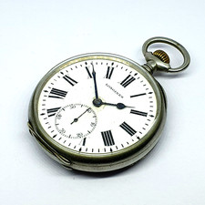 Antique LONGINES Open Face Pocket Watch - 1089