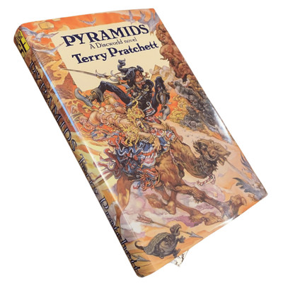 Terry Pratchett / Pyramids The Book of Going Forth Signed 1st Edition 1989