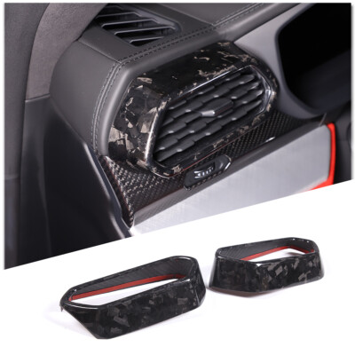Fürged Carbon Fiber Side Air Vent Outlet Trim Fit Für LAMBORGHINI URUS 2018-21