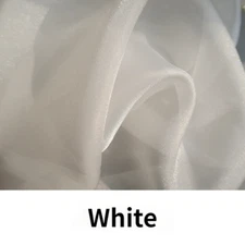 Glitter Chiffon Fabric Translucent Mesh Solid Cloth Craft Dress By Metre