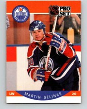 1990-91 Pro Set #83 Martin Gelinas NM-MT RC Rookie Oilers