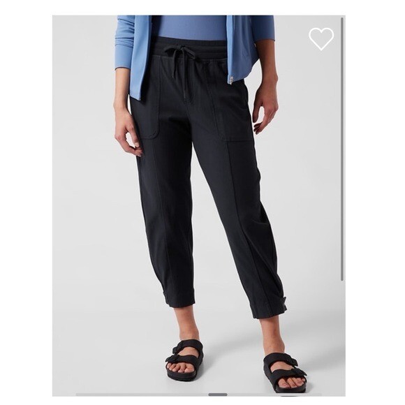 ATHLETA Farallon Weekender Pant size MT Medium Tall Black