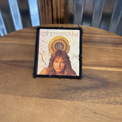 Vintage 80s 90s Whitesnake Photo Band 4  Patch New Old Stock. Made In England