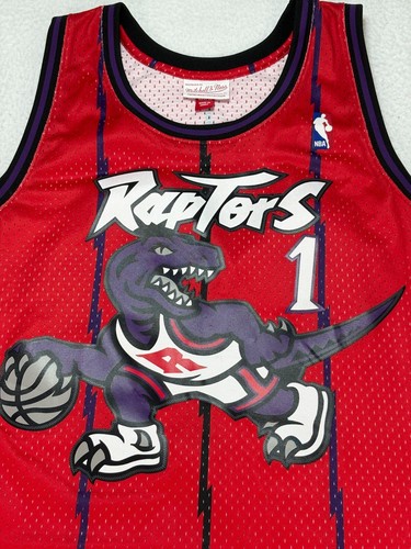 Maglia Mitchell & Ness Toronto Raptors Tracy McGrady 1998-99 2XL - Foto 3 di 12