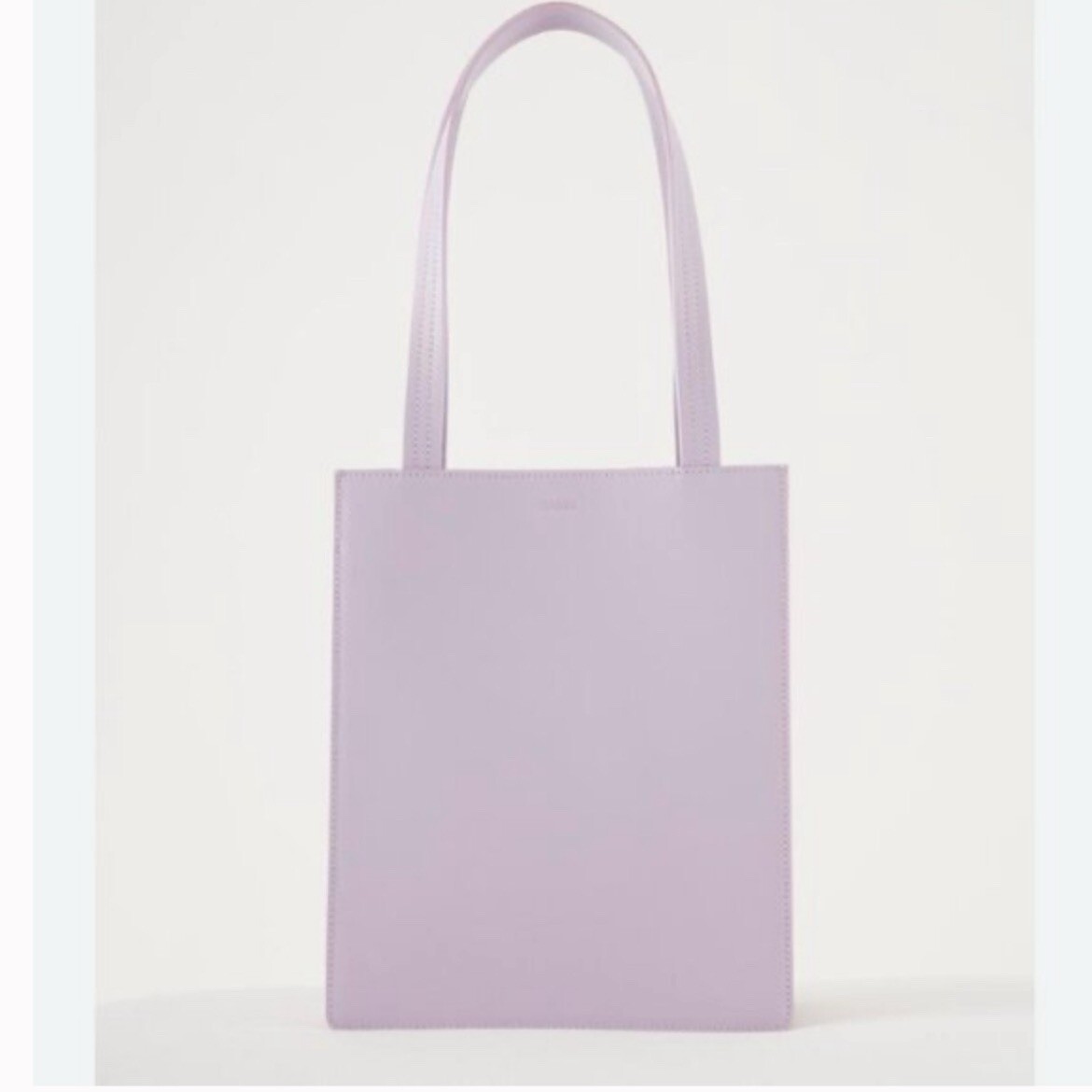 Baggu Leather Retail Shoulder Bag in Pale Orchid RARE