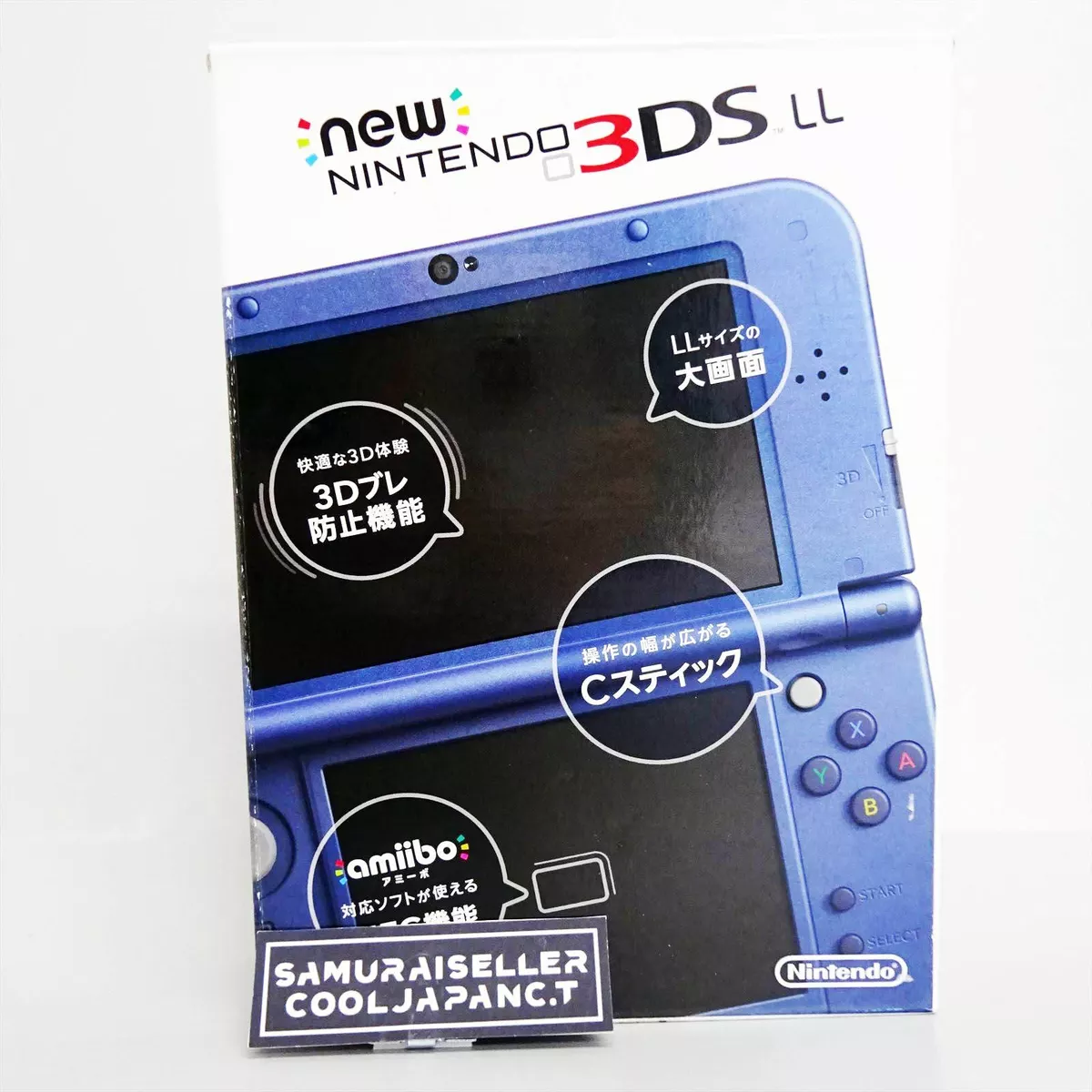 NEW Nintendo 3DS LL XL Console System Japan Ver. 2014 Metallic