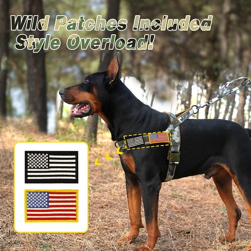 Soft Flannel Dog Harness No Pull Padded Pet Vest Reflective Quick Release Buckle - Picture 3 of 25