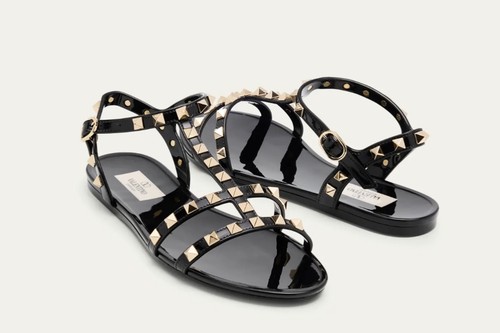 VALENTINO GARAVANI Valentino Garavani Rockstud jelly sandals