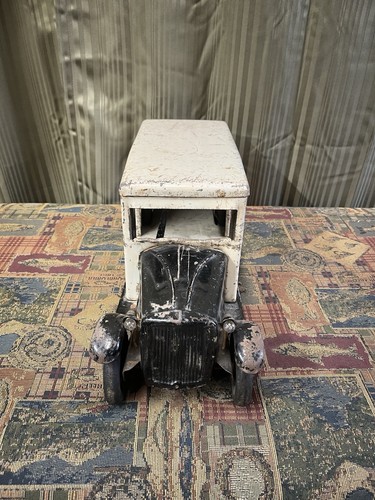 ANTIQUE VINTAGE PRESSED STEEL STEELCRAFT CITY MILK TRUCK - Picture 4 of 8