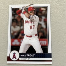 2026 Topps Flagship Baseball Series 1 Mike Trout #1 Los Angeles Angels
