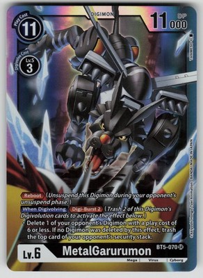 MetalGarurumon - BT5-070 Foil Super Rare Battle of Omni BT5-070 SR NM