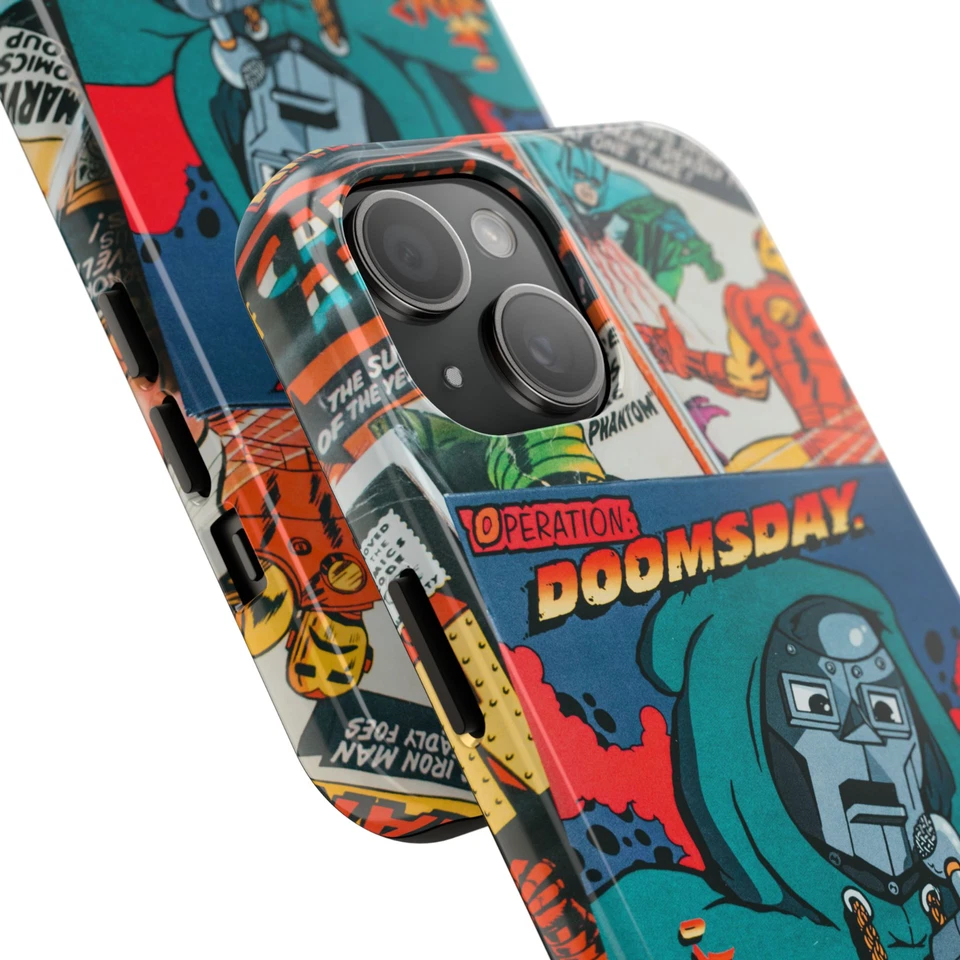 Vintage Doomsday Comic Book Supervillain Phone Case for iPhone & Samsung Galaxy - Image 4 of 4