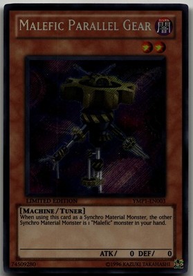 Malefic Parallel Gear Secret Rare Bonds Beyond Time Movie Pack YMP1-EN003 LP