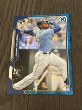 2015 Bowman Chrome Blue Refractor /150 #194 PAULO ORLANDO Rookie Card RC. rookie card picture