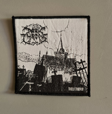 Darkthrone Thulcandra Black Border Woven Patch 