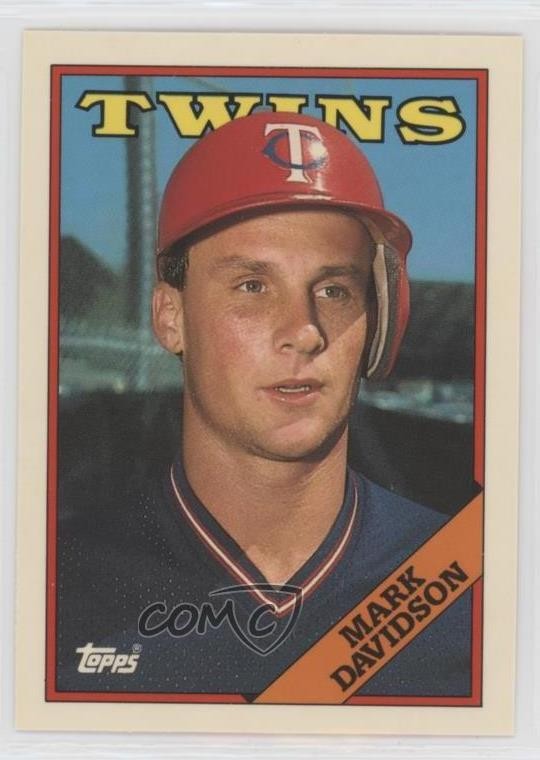 1988 Topps Collector's Edition (Tiffany) Mark Davidson #19 Rookie RC 0b3