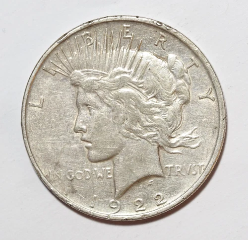 (1) XF 1922-D Peace Dollar 90% Silver Extremely Fine Denver Mint $1 US Coin