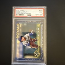 2024 Topps Series 1 Bobby Witt Jr. #254 Team Color Border Psa 9 KC Royals