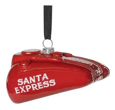 Harley-Davidson 2025 Santa Express Gas Tank Holiday Christmas Glass Ornament